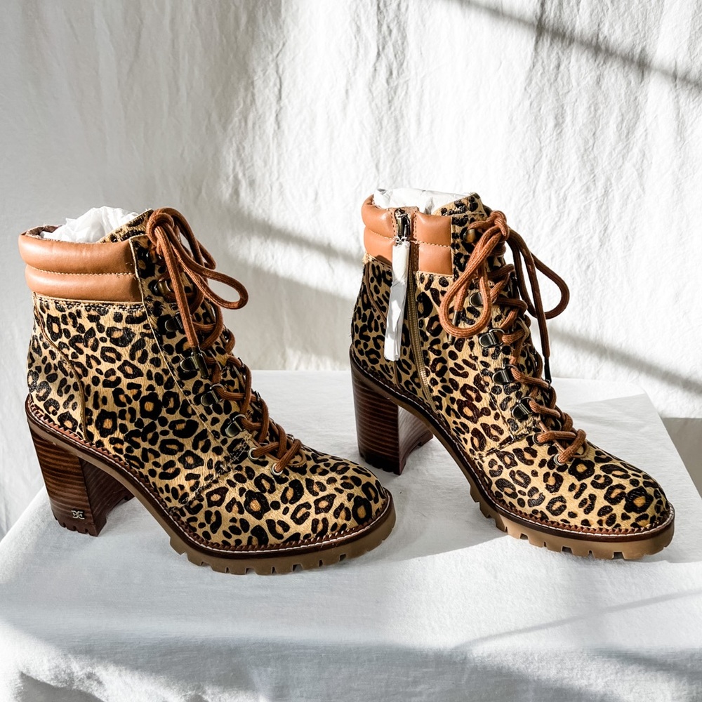 NWOB - SAM EDELMAN SADE COW HAIR BOOTIE
